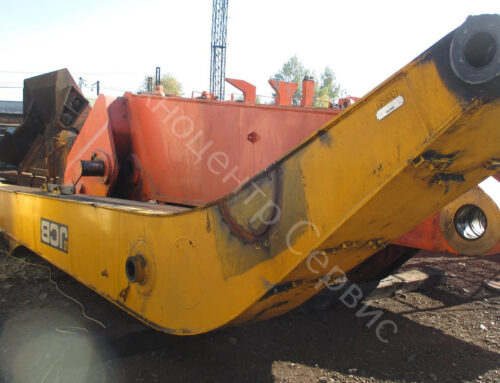 Ремонт стрелы экскаватора JCB