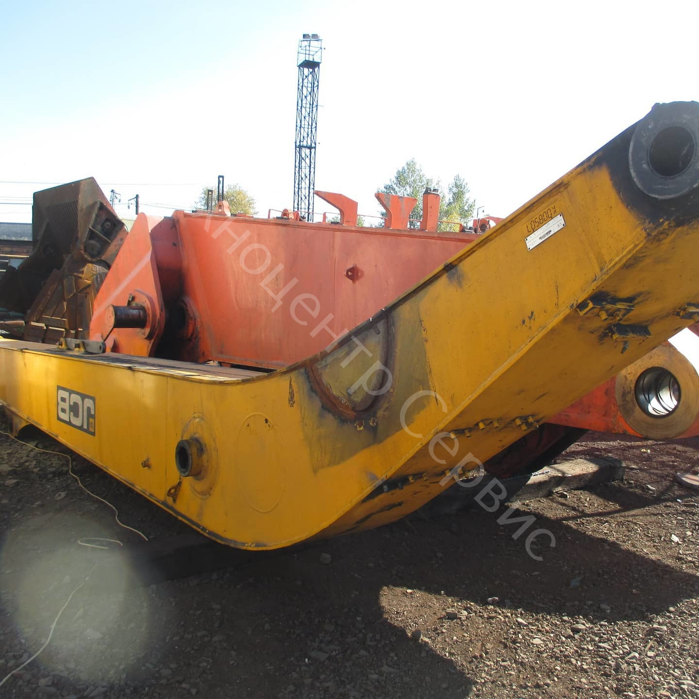 Ремонт стрелы экскаватора JCB